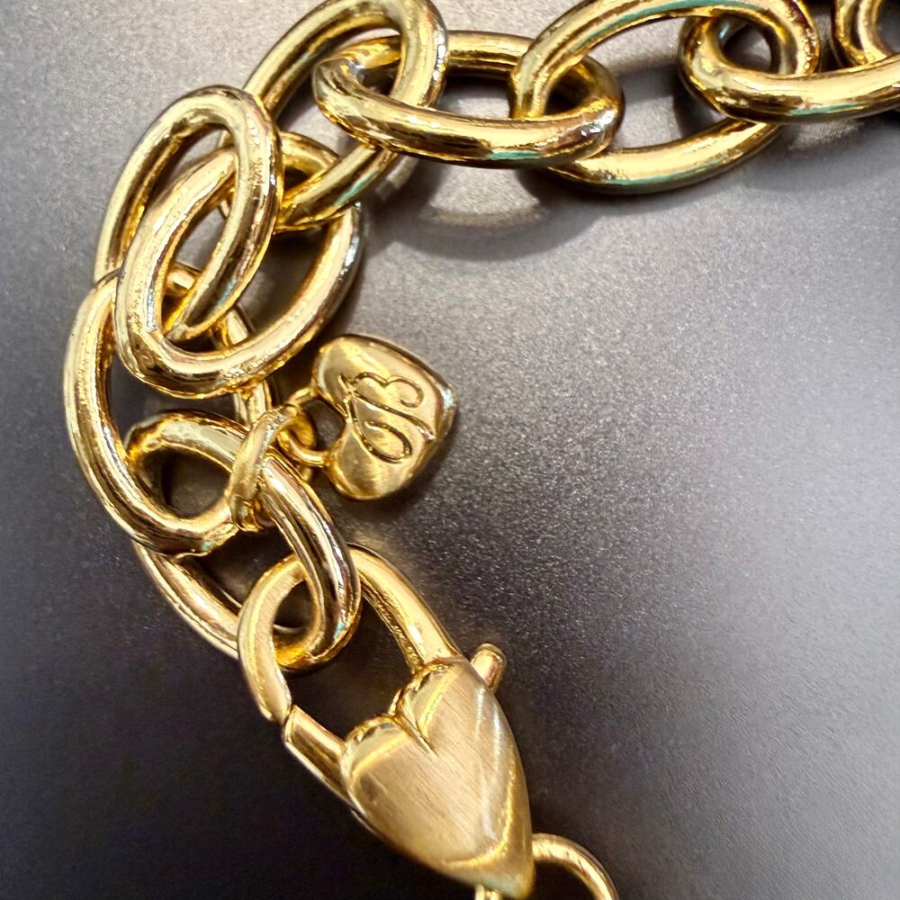 Gold Plated Brighton Contempo Medallion Link Bracelet NWOT - Picture 6 of 9
